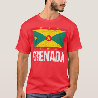 Funny Grenada Flag Men Women Kid Patriotic  T-Shirt