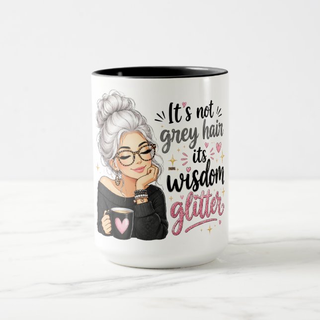 Funny Grey Hair Mug (Center)