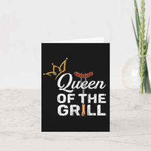 Funny Grilling Bbq Chef Women Gift Smoked Meat Bar Card