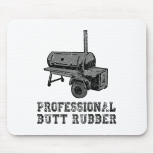 Funny Grilling, Bbq, Smoker , Professional Butt Ru Mouse Mat