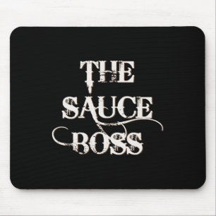 Funny Grilling Bbq T Shirt The Sauce Boss Grill Da Mouse Mat
