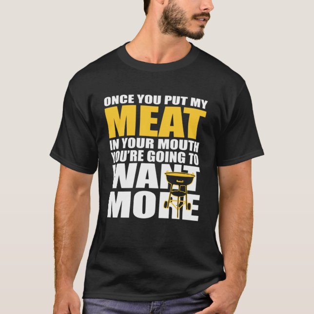 Funny Grilling Master Gift Pullover Hoodie (Front)