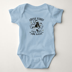 Funny Grim Reaper Skeleton Halloween Costume Baby Bodysuit
