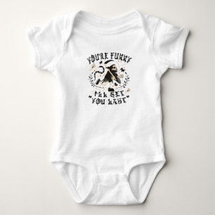 Funny Grim Reaper Skeleton Halloween Costume Baby Bodysuit