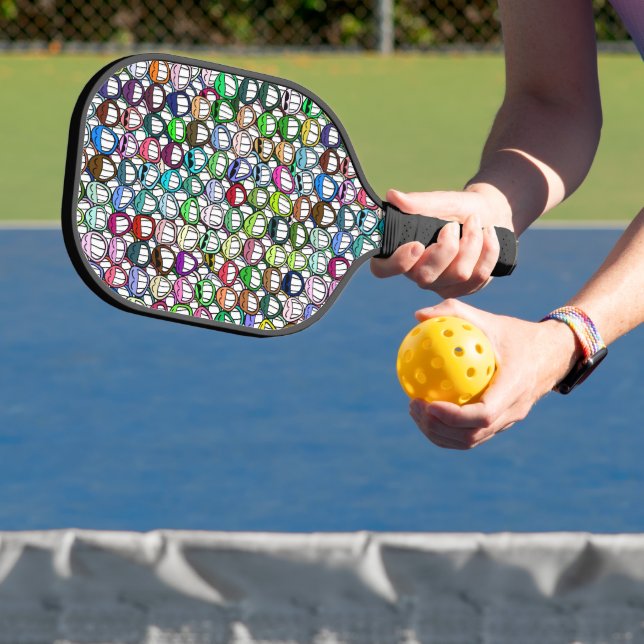 Funny Grin Humourous Joke Pickleball Paddle (Insitu)