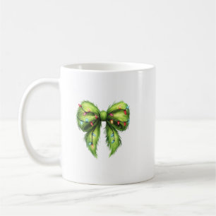 Funny Grinchmas Coquette Bow Coffee Mug