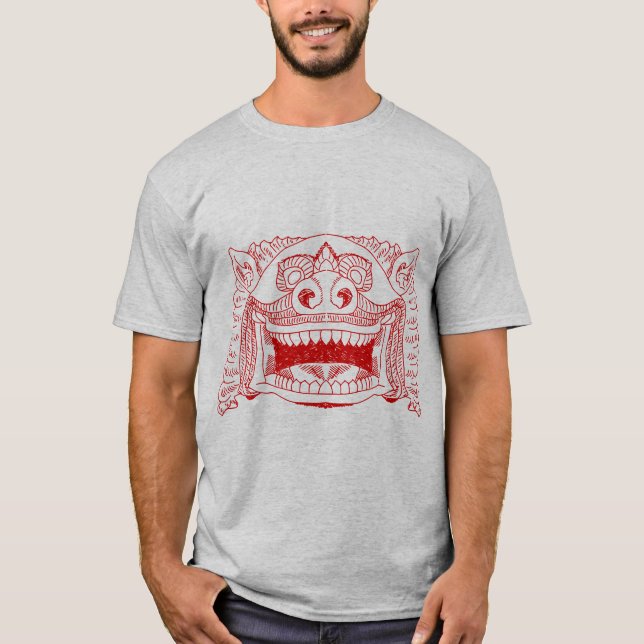 Funny Grinning Monkey Men's Graphic Tee - Artistic (Front)
