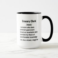 Funny Grocery Clerk Definition gifts for men women