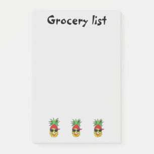 Funny Grocery List Post-it Notes
