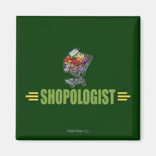 Funny Grocery Shopping Magnet