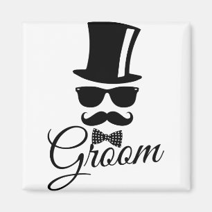 Funny groom  magnet