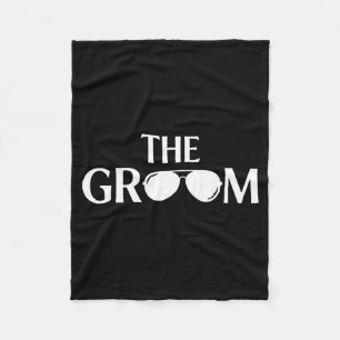 Funny Groom Wedding Bachelor Party 3 Fleece Blanket
