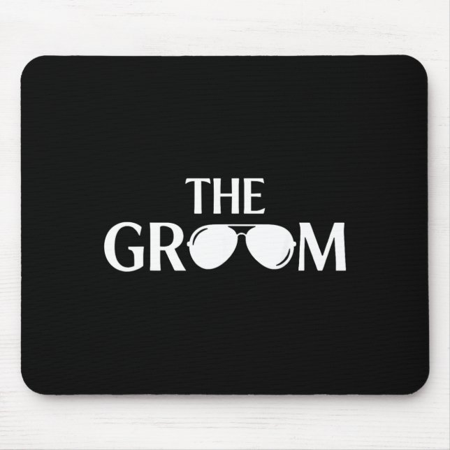 Funny Groom Wedding Bachelor Party 3 Mouse Mat (Front)