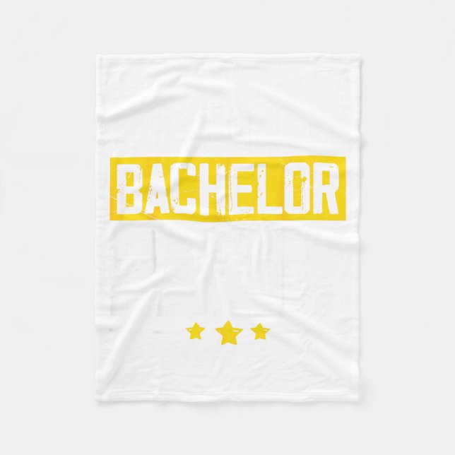 Funny Groom Wedding Bachelor Party Fleece Blanket (Front)