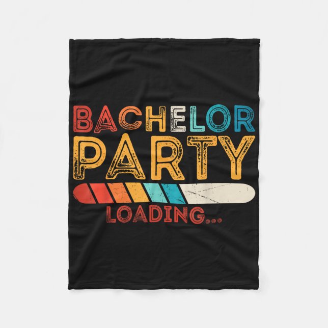 Funny Groom Wedding Bachelor Party  Fleece Blanket (Front)