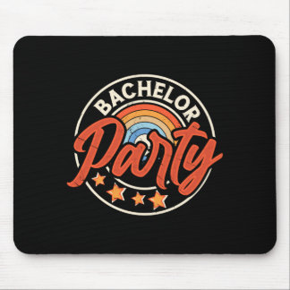 Funny groom wedding bachelor party long sleeve  mouse mat