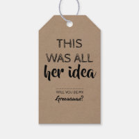 Funny Groomsman Proposal