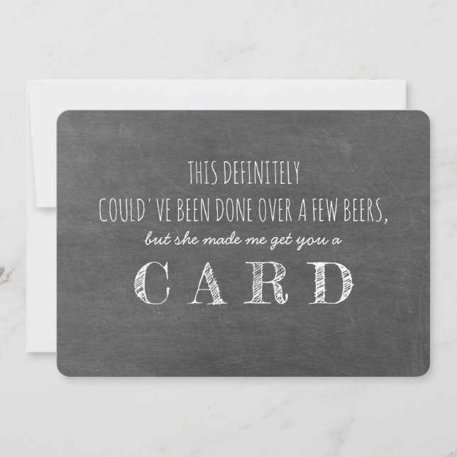 Funny GROOMSMAN Proposal Invitation (Front)