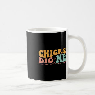 Funny Groovy Chicks Dig Me Happy Easter Coffee Mug