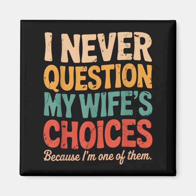 Funny Groovy Dad Joke Quote For Husband Fathers Da Magnet (Front)