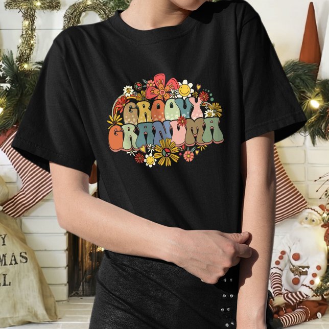 Funny Groovy Grandma T-Shirt For Women (Creator Uploaded)