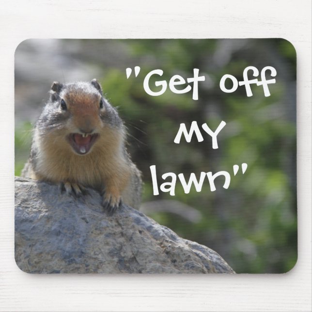 Funny Ground Squirrel Mouse Mat (Front)
