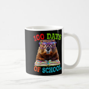 Funny Groundhog 100th Day Of School Teacher Ground Coffee Mug