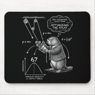 Funny Groundhog Day 67 Meme What Groundhogs Really Mouse Mat