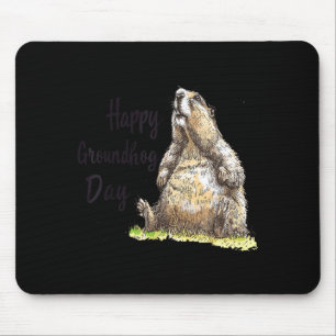 Funny Groundhog Holiday Men Women Kids Happy Groun Mouse Mat