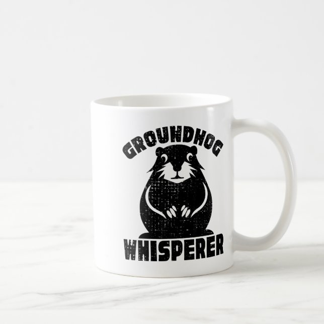 Funny Groundhog Squad Happy Groundhog Day 2024  Coffee Mug (Right)