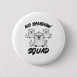 Funny Groundhog Squad Happy Groundhog Day 2026 6 Cm Round Badge