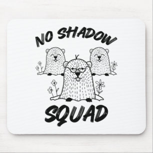 Funny Groundhog Squad Happy Groundhog Day 2026 Mouse Mat