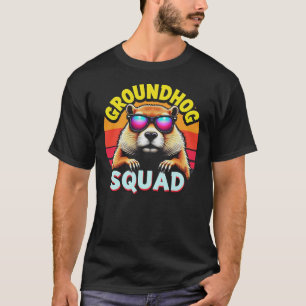 Funny Groundhog Squad Shirt Happy Groundhog Day