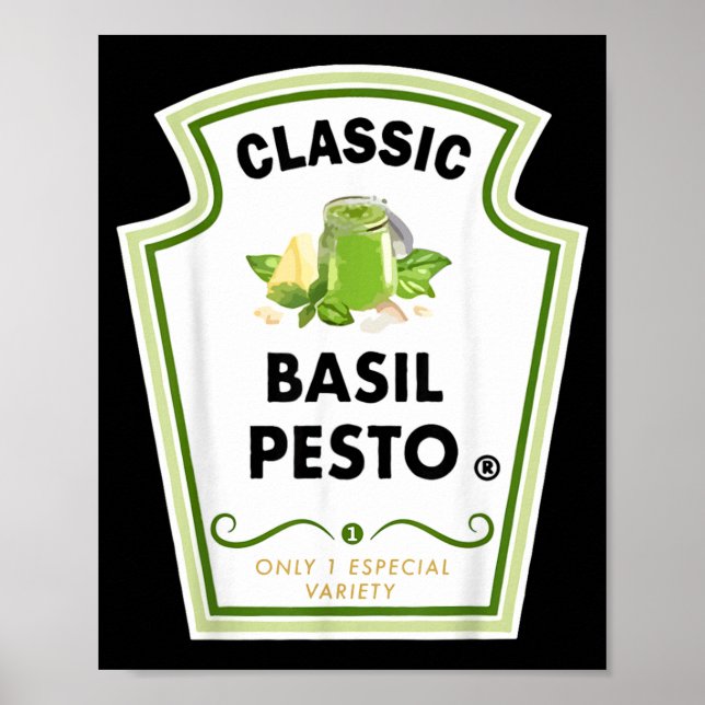 Funny Group Condiments Halloween Costume Classic Poster (Front)