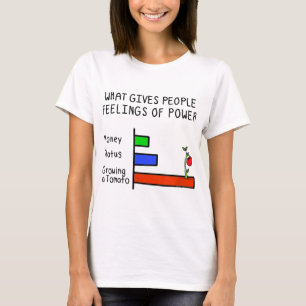 Funny Growing a Tomato Vegetable Growing and Garde T-Shirt