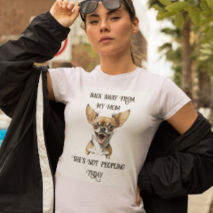 Funny Growling Chihuahua Dog Humour T-Shirt