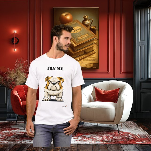 Funny Grumpy Bulldog T-Shirt (Creator Uploaded)