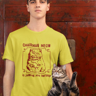 Funny Grumpy Cat Chinese Food Menu   T-Shirt