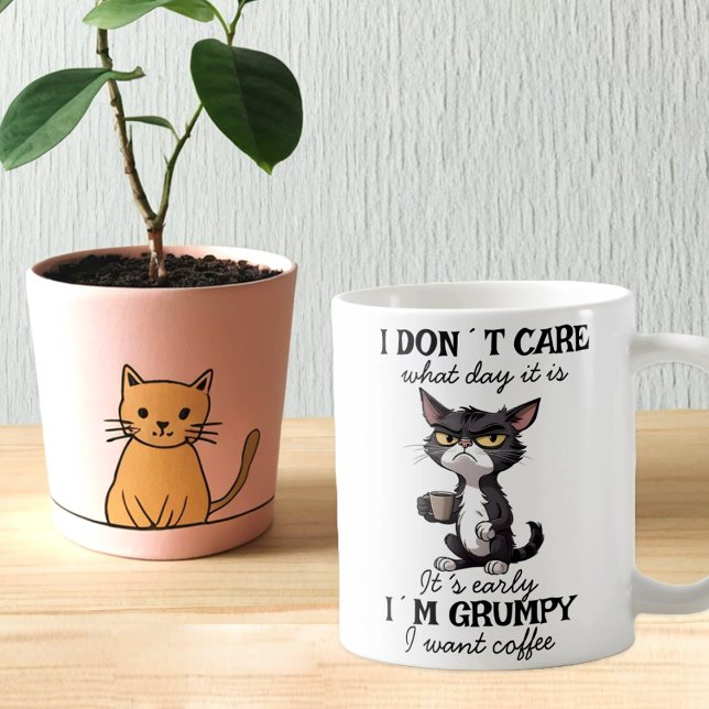 Funny Grumpy Cat  Coffee Mug (Creator Uploaded)