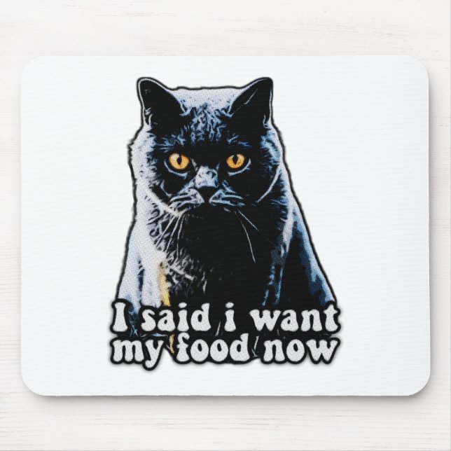 Funny Grumpy Cat Meme For Cat Owners And Lovers T  Mouse Mat (Front)