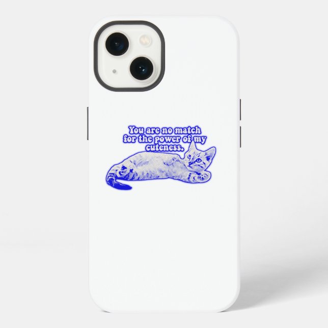 Funny grumpy cat meme for kitten and cat lovers iPhone case (Back)