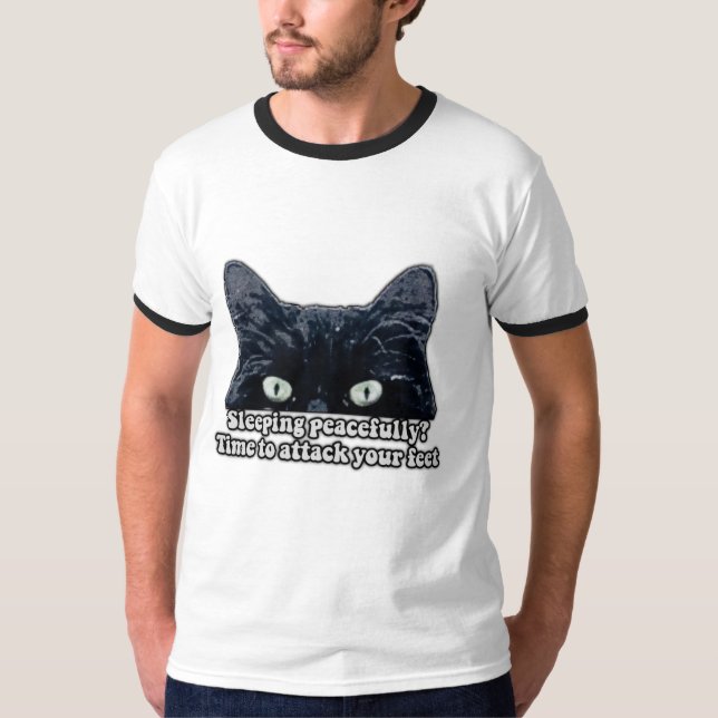 Funny grumpy cat meme for kitten owners &cat lover T-Shirt (Front)