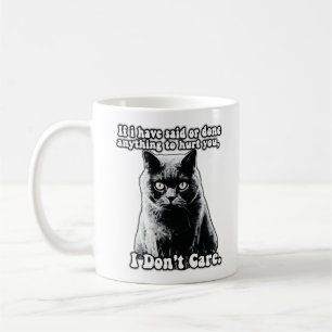 Funny grumpy cat meme for kitten persons & owners coffee mug