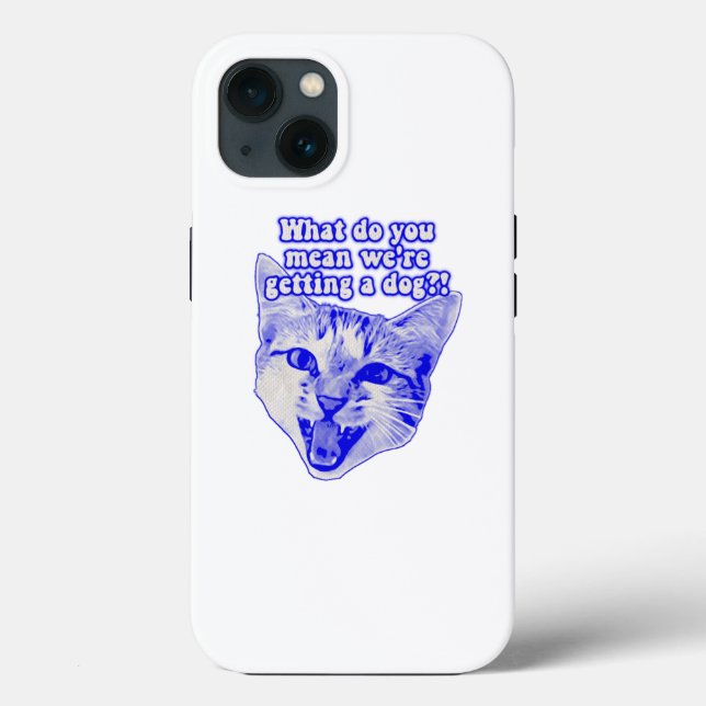 Funny grumpy cat meme for kitty and cat lovers Case-Mate iPhone case (Back)