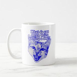 Funny grumpy cat meme for kitty and cat lovers coffee mug