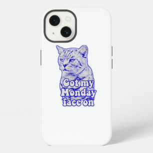 Funny grumpy cat meme for kitty persons and owners iPhone 13 case