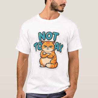 Funny Grumpy Cat Not Today T-Shirt
