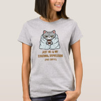 Funny Grumpy Cat Seasonal Depression Coffee Quote