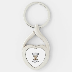 Funny Grumpy Cow Spirit Animal Graphic Tee_1 Key Ring