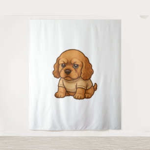 Funny Grumpy Dog Personalised Gift Custom T-shirt Tapestry